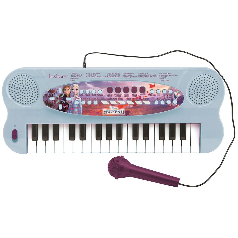 Imagen de Piano Electronico Con Microfono Frozen 2 Disney parte de nuestra colección en Espadas y más, sitio oficial.