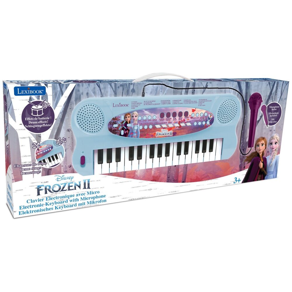Imagen 2 de Piano Electronico Con Microfono Frozen 2 Disney