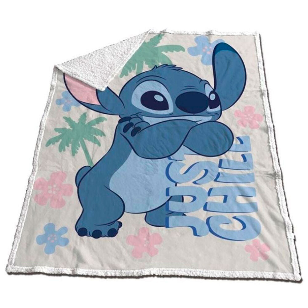 Imagen 1 de Manta Coralina Sherpa Stitch Disney 130X170cm