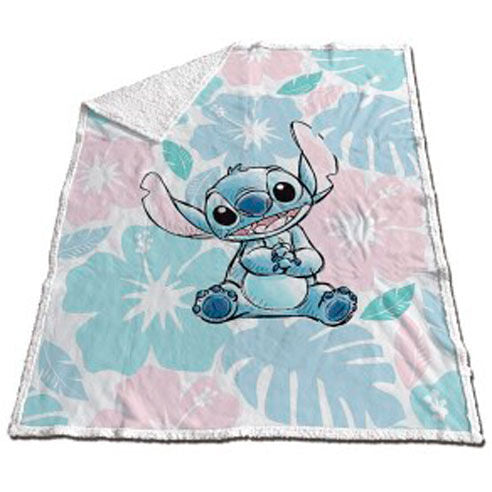 Imagen 1 de Manta Coralina Sherpa Stitch Disney 130X170cm