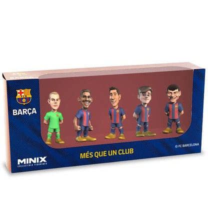 Imagen 1 de Blister 5 Figuras Minix Fc Barcelona 7Cm