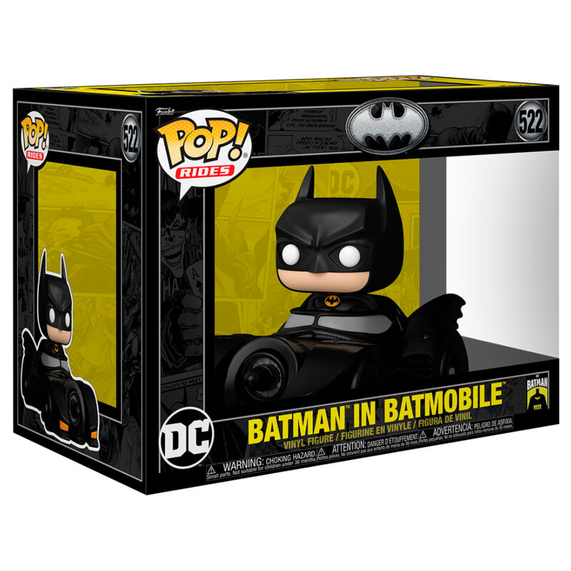 Imagen 1 de Figura Pop Rides Deluxe Dc Comics Batman In Batmobile