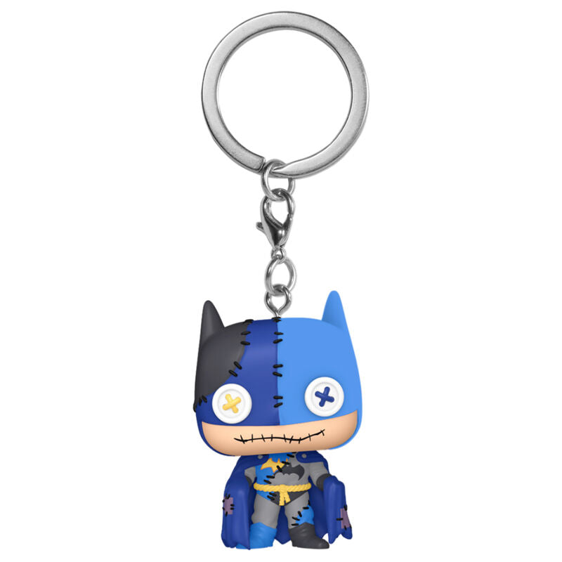 Imagen 2 de Llavero Pocket Pop Dc Comics Patchwork Batman