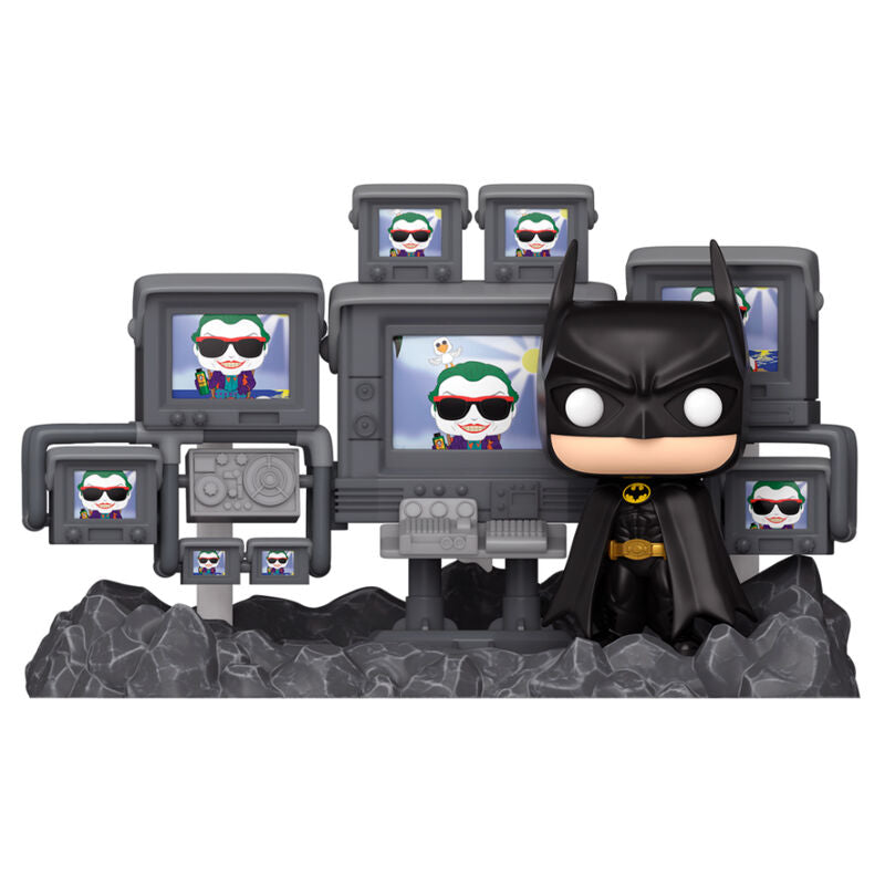 Imagen 2 de Figura Pop Moments Dc Comics Batman In Batcave