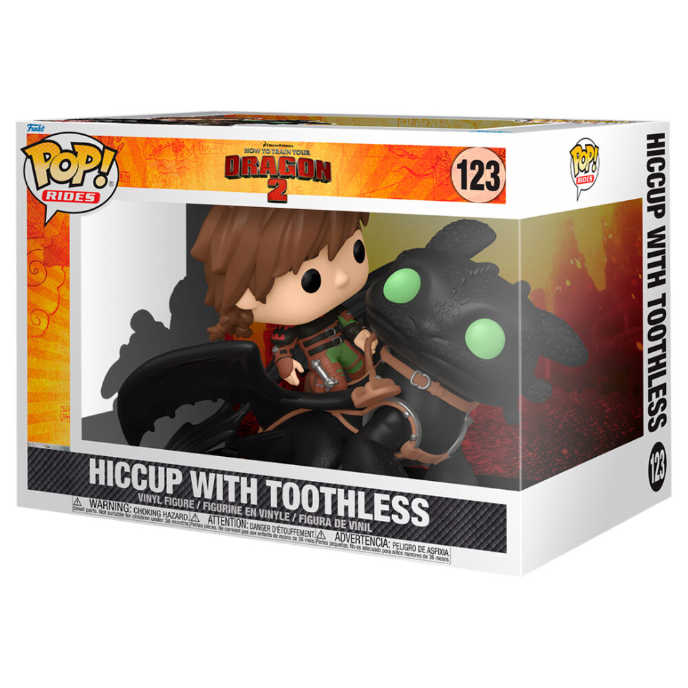 Imagen 2 de Figura Pop Rides Deluxe Como Entrenar A Tu Dragon 2 Hiccup With Toothless