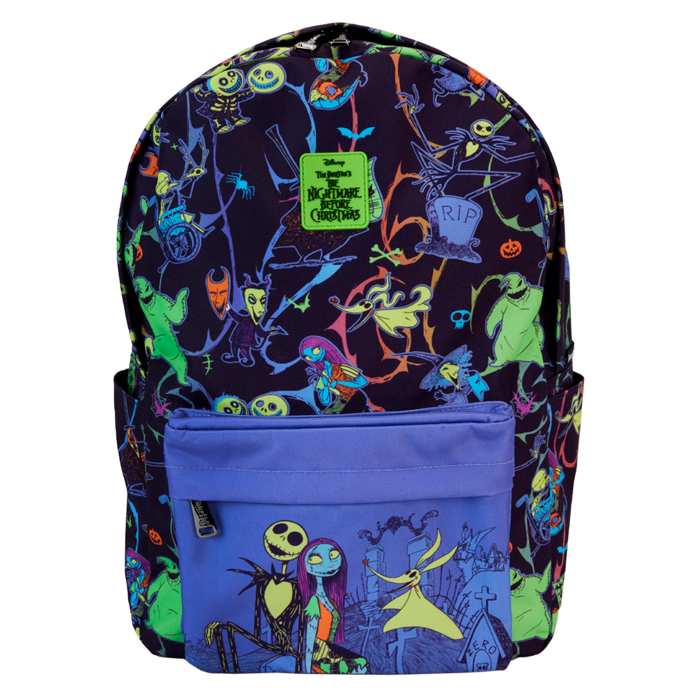 Imagen 2 de Mochila Nylon Pesadilla Antes De Navidad Disney Loungefly 43Cm