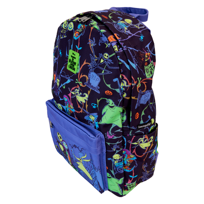 Imagen 3 de Mochila Nylon Pesadilla Antes De Navidad Disney Loungefly 43Cm