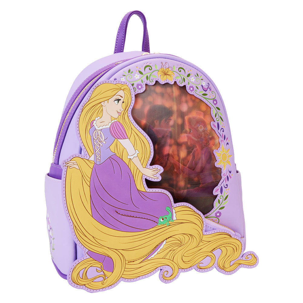 Imagen 5 de Mochila Lenticular Rapunzel Disney Loungefly 26Cm