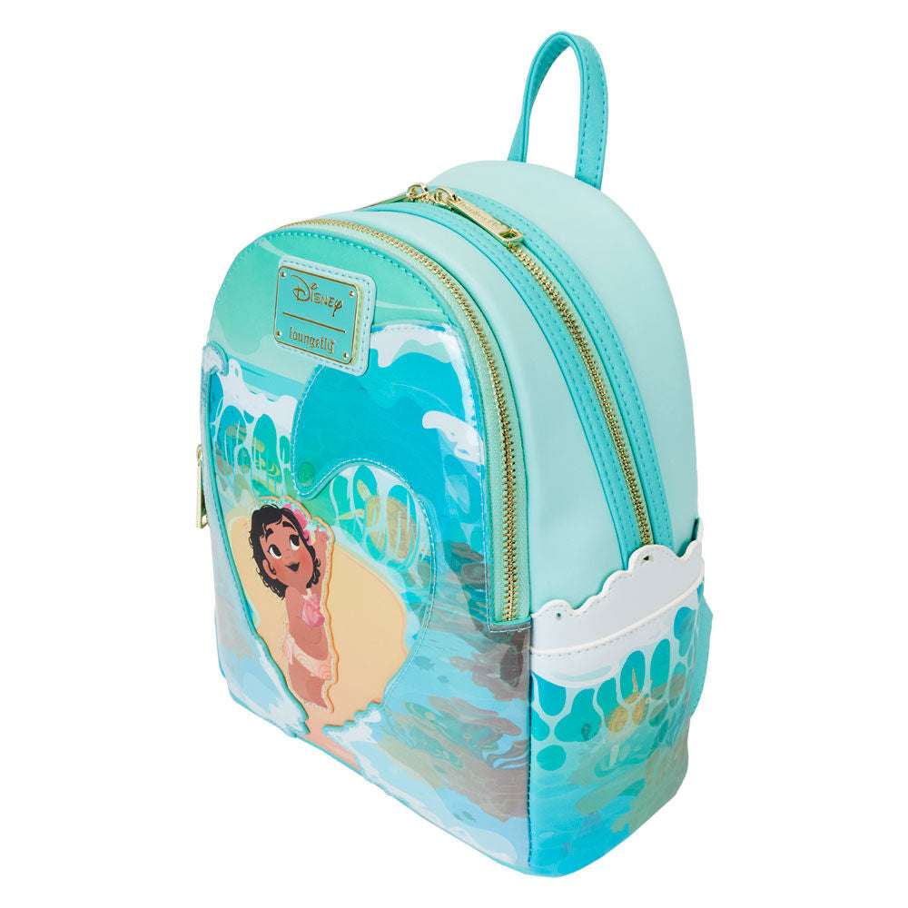 Imagen 2 de Mochila Ocean Waves Vaiana Disney Loungefly 26Cm