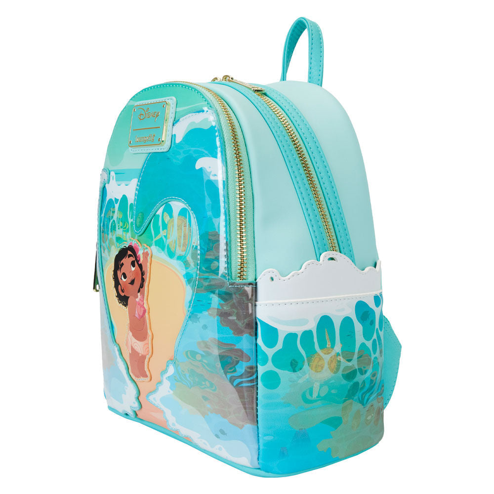 Imagen 3 de Mochila Ocean Waves Vaiana Disney Loungefly 26Cm