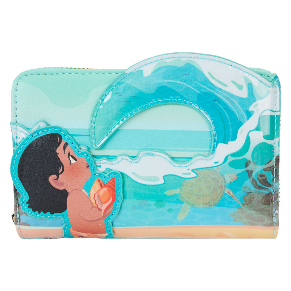 Imagen 3 - Cartera Ocean Waves Vaiana Moana Disney Loungefly