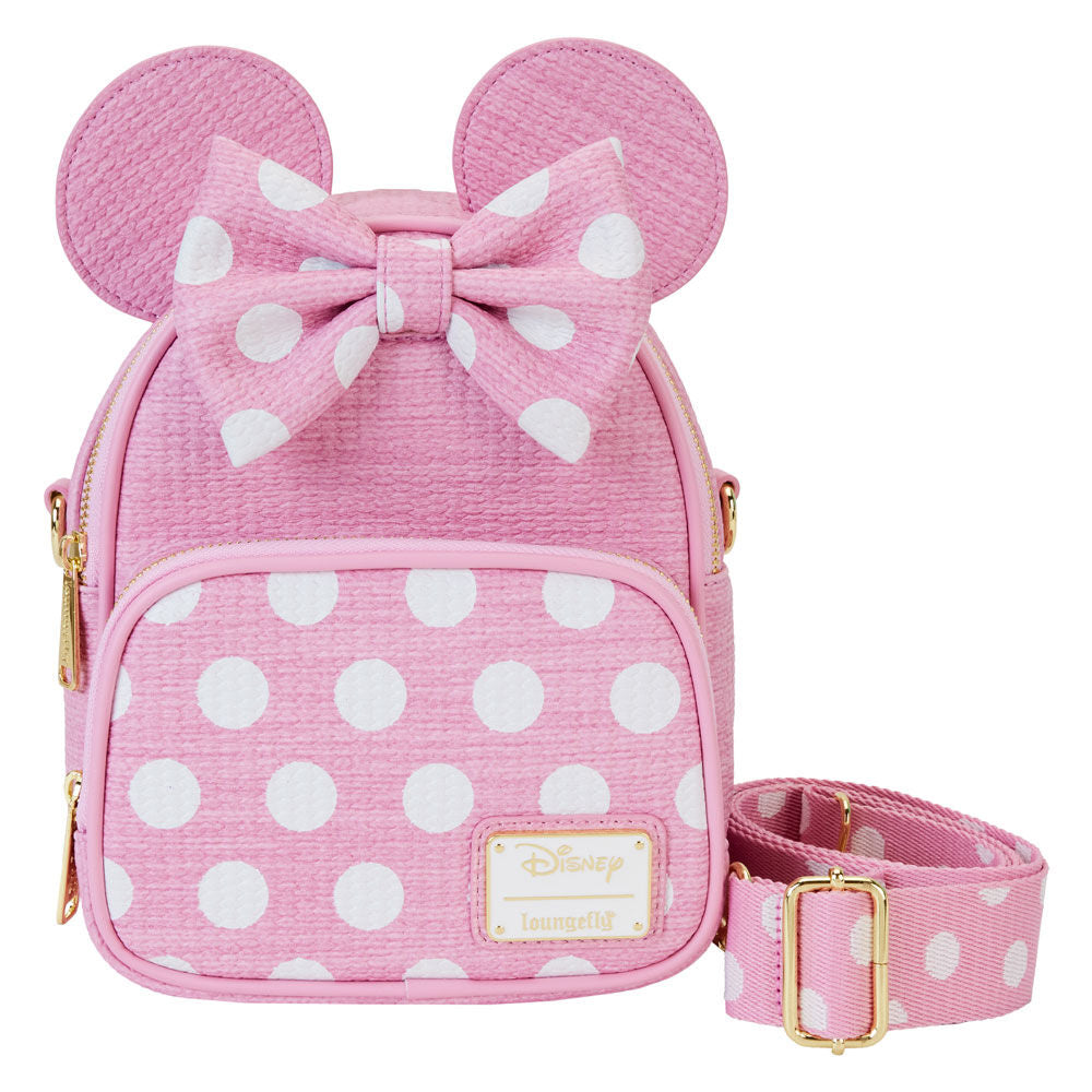 Imagen 1 - Mochila Straw Minnie Disney Loungefly 20Cm