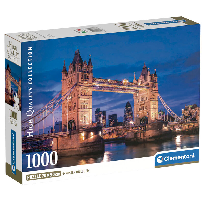 Imagen 1 - Puzzle Tower Bridge At Night 1000Pzs