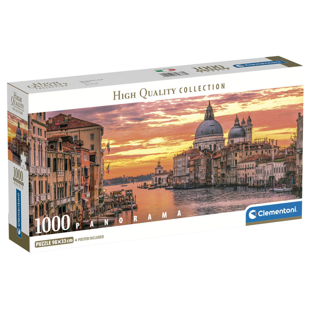 Imagen de Puzzle Panorama The Grand Canal-Venice 1000Pzs parte de nuestra colección en Espadas y más, sitio oficial.