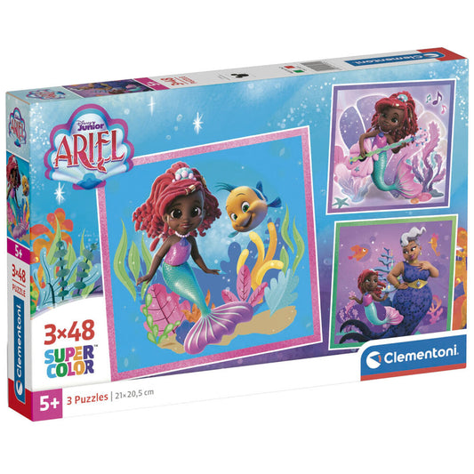 Imagen 1 de Puzzle Ariel Disney 3X48pzs