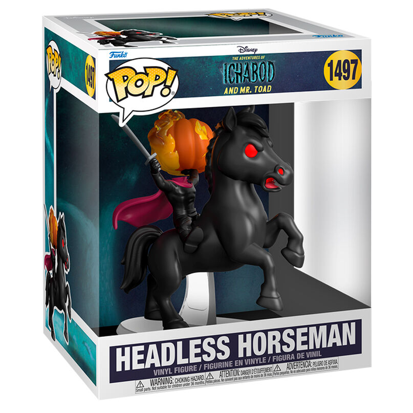 Imagen 2 de Figura Pop Rides Deluxe Disney The Adventure Of Ichabod And Mr. Toad Headless Horseman