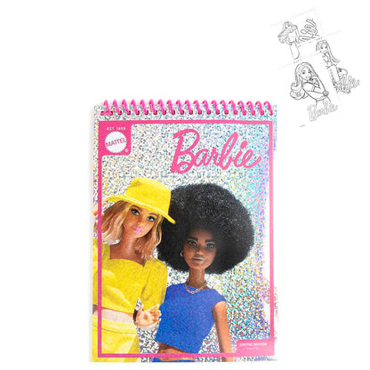 Imagen 2 de Set Papeleria Coloreable Barbie