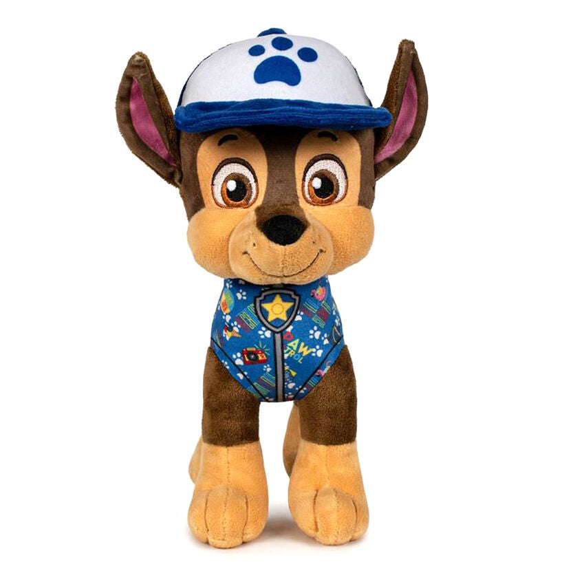 Imagen 1 de Peluche Chase Patrulla Canina Paw Patrol 27Cm