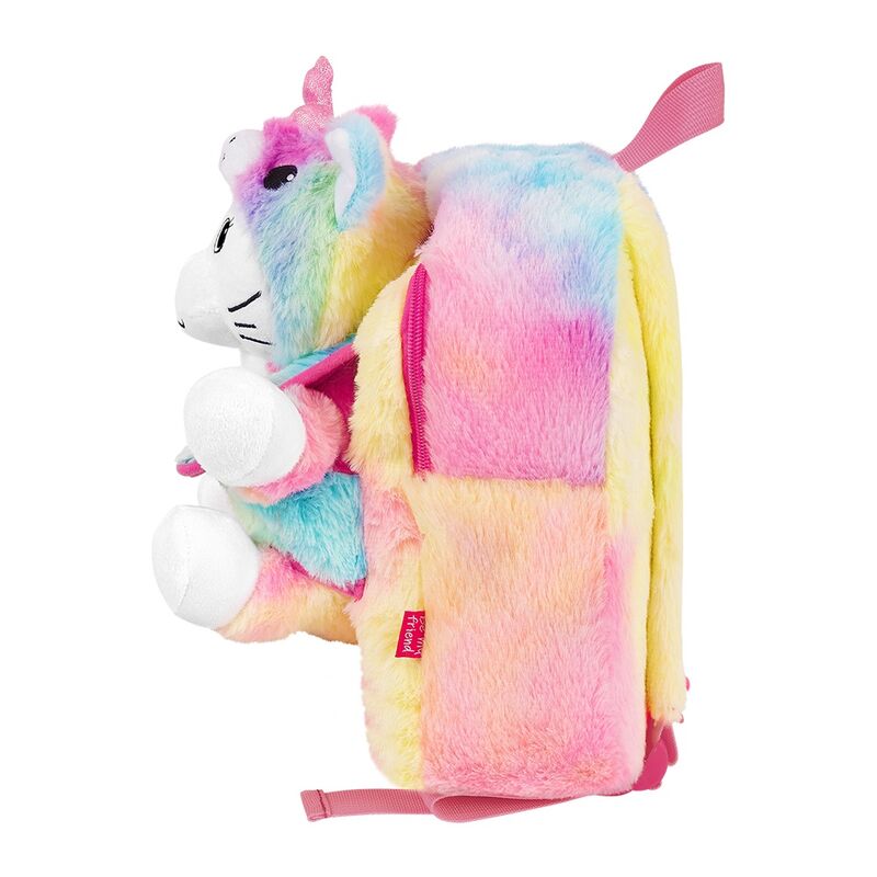 Imagen 2 de Mochila + Peluche Gato Emi 27Cm