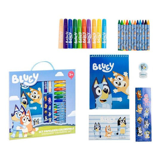 Imagen 1 de Set Papeleria Coloreable Bluey 2