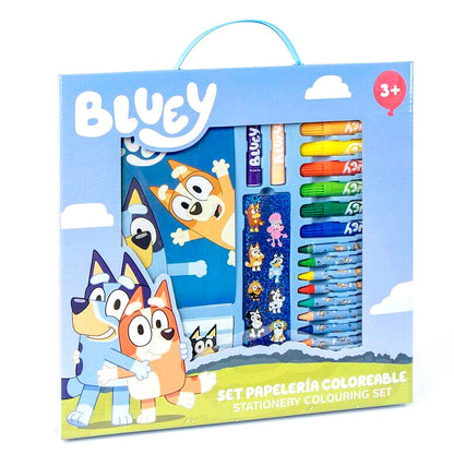 Imagen 2 de Set Papeleria Coloreable Bluey 2