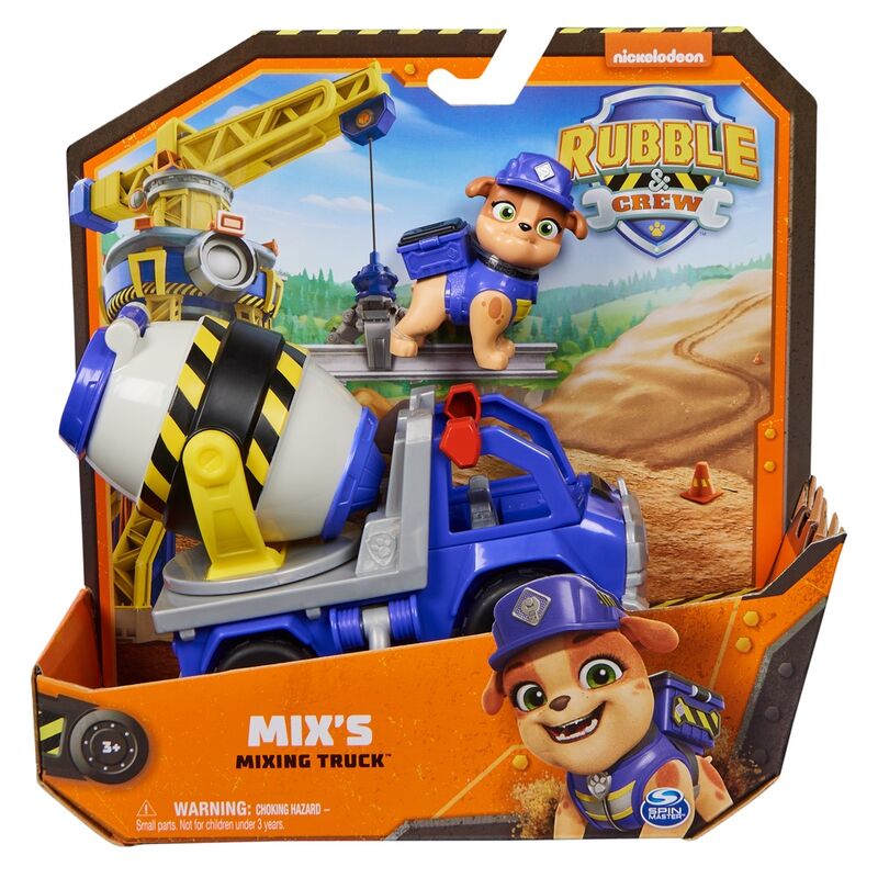 Imagen 1 - Vehiculo Clasico Mix Equipo Rubble Patrulla Canina Paw Patrol