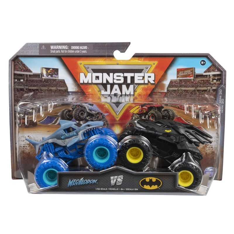 Imagen 1 - Blister 2 Megalodon Vs Batman Monster Jam