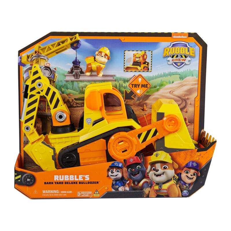 Imagen 1 - Vehiculo Deluxe Equipo Rubble Patrulla Canina Paw Patrol