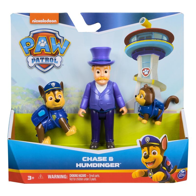 Imagen 1 de Blister 2 Figuras Chase Hero Pup Patrulla Canina Paw Patrol