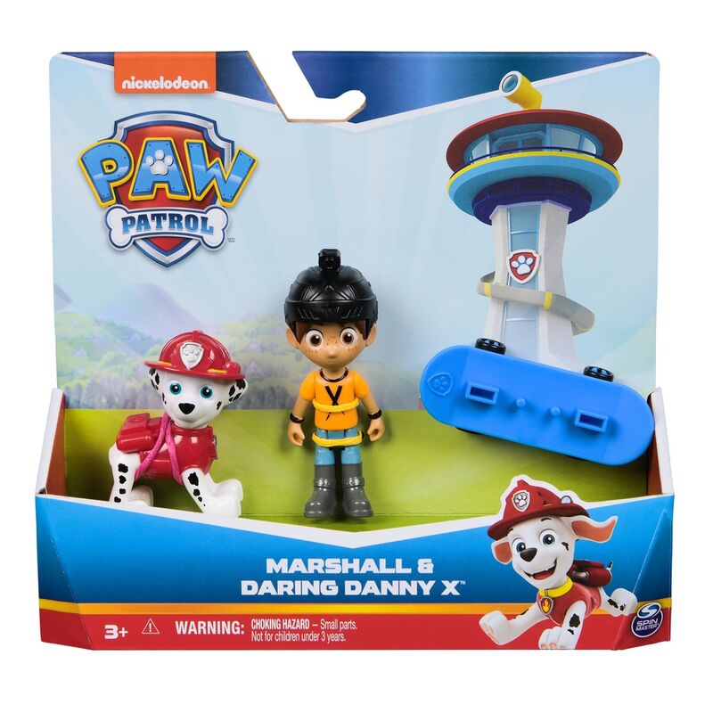 Imagen 1 de Blister 2 Figuras Marshall Hero Pup Patrulla Canina Paw Patrol