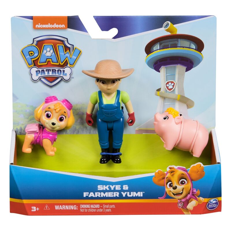 Imagen 1 de Blister 2 Figuras Skye Hero Pup Patrulla Canina Paw Patrol