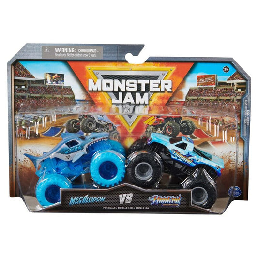 Imagen 1 de Blister 2 Megalodon Vs Hooked Monster Jam