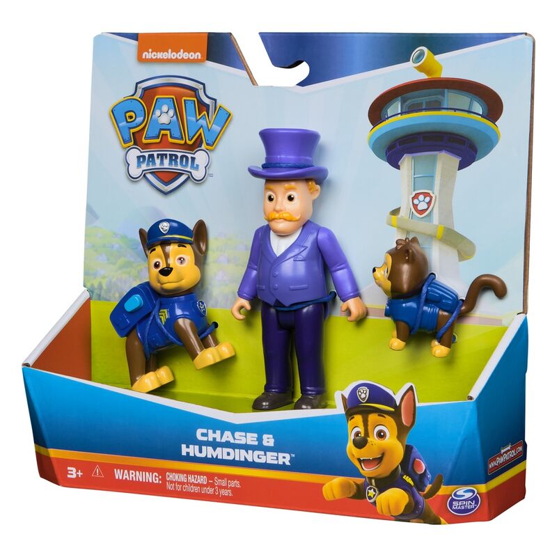 Imagen 2 de Blister 2 Figuras Chase Hero Pup Patrulla Canina Paw Patrol