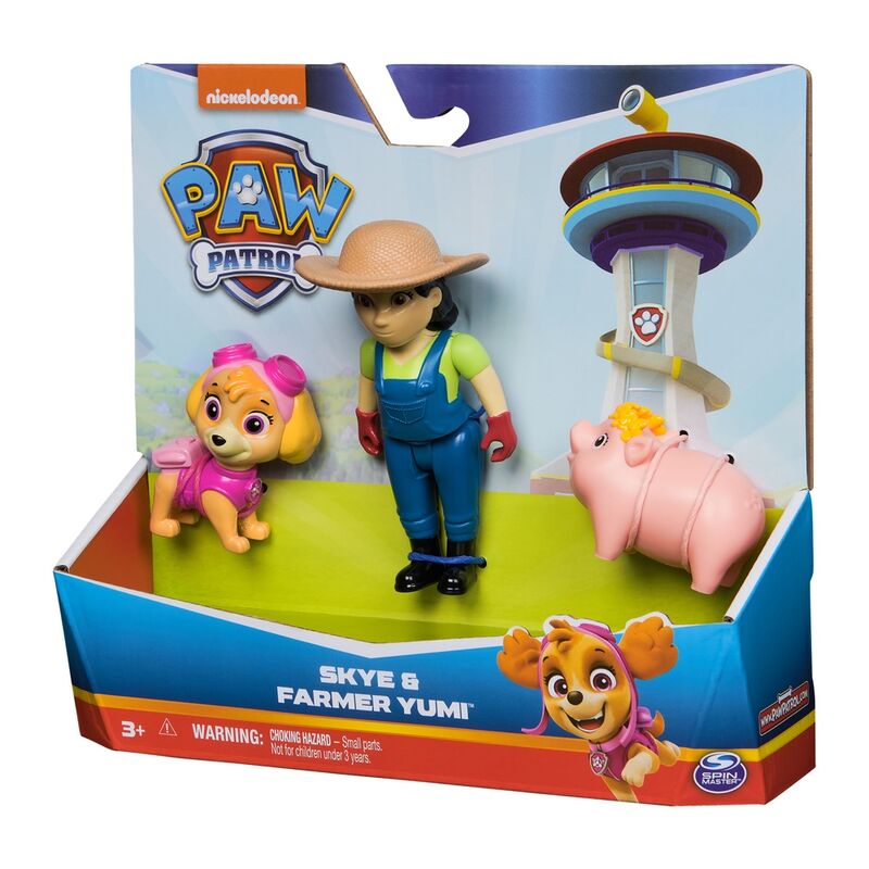 Imagen 2 de Blister 2 Figuras Skye Hero Pup Patrulla Canina Paw Patrol