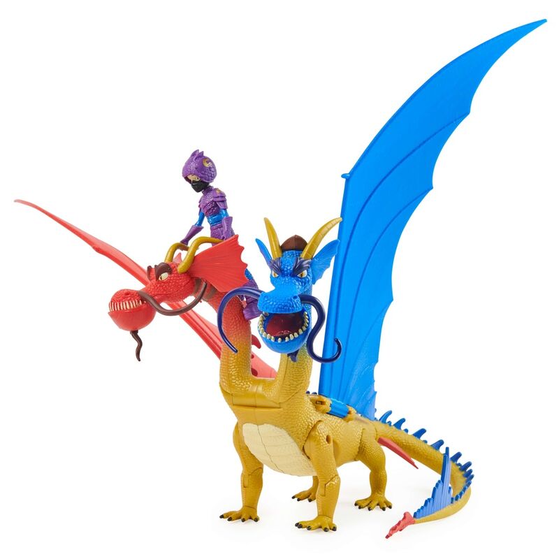 Imagen 3 de Blister 2 Figuras Wu Y Wei Los Nueve Reinos Como Entrenar A Tu Dragon
