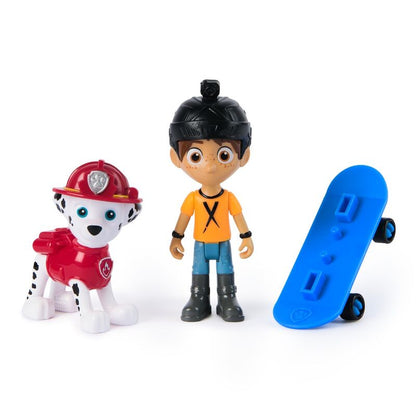 Imagen 3 de Blister 2 Figuras Marshall Hero Pup Patrulla Canina Paw Patrol