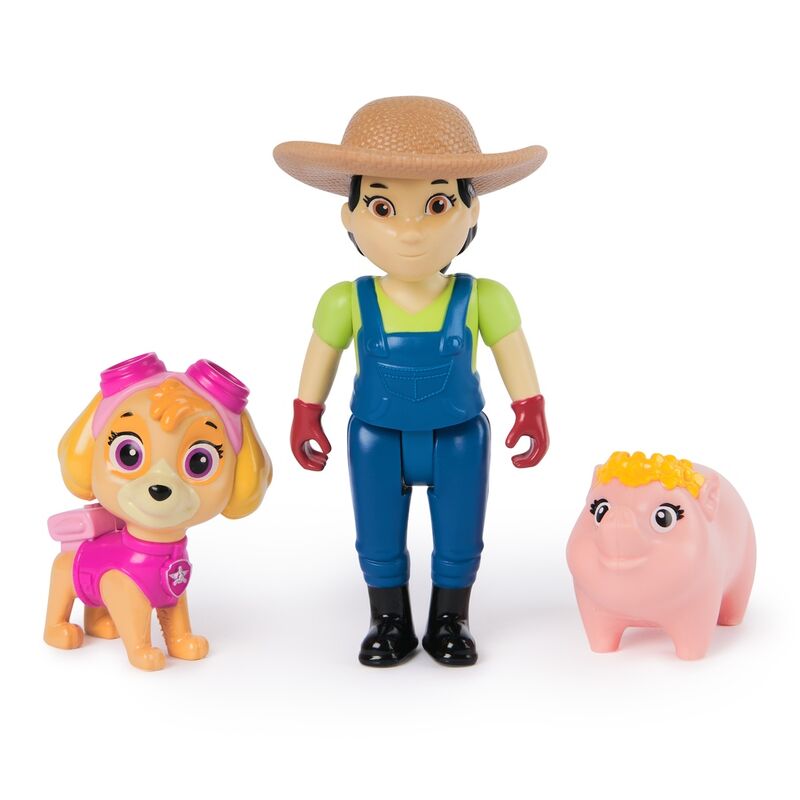 Imagen 3 de Blister 2 Figuras Skye Hero Pup Patrulla Canina Paw Patrol