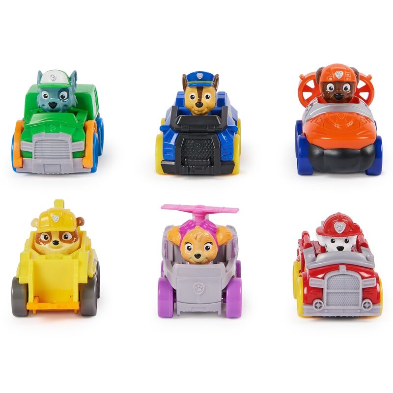 Imagen 3 de Set 6 Vehiculos Pup Squad Racer Patrulla Canina Paw Patrol