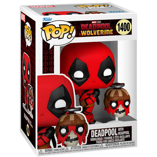 Imagen de Figura Pop Marvel Deadpool & Wolverine Deadpool With Headpool parte de nuestra colección en Espadas y más, sitio oficial.