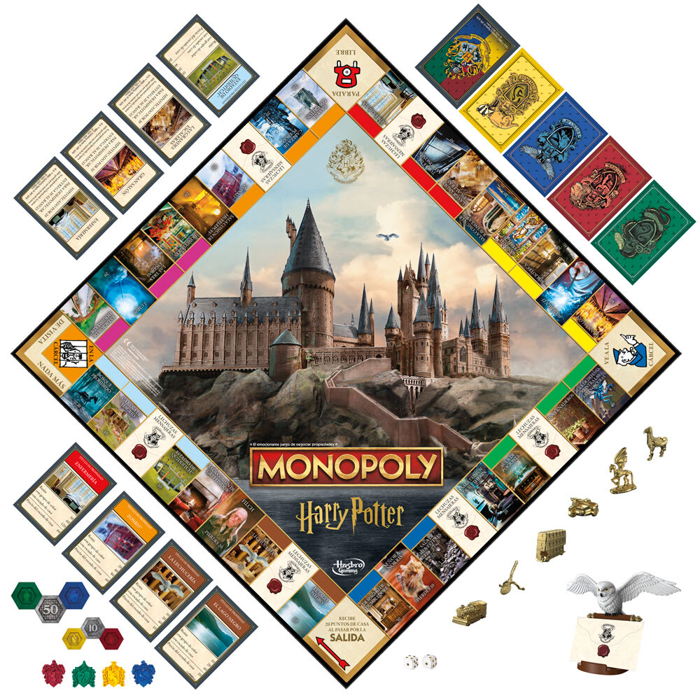 Imagen de Monopoly Harry Potter Español parte de nuestra colección en Espadas y más, sitio oficial.