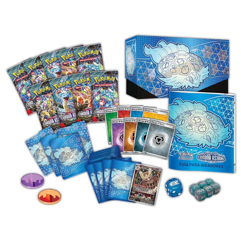 Imagen 2 de Estuche Entrenador Elite Corona Astral Escarlata & Purpura Pokemon Español