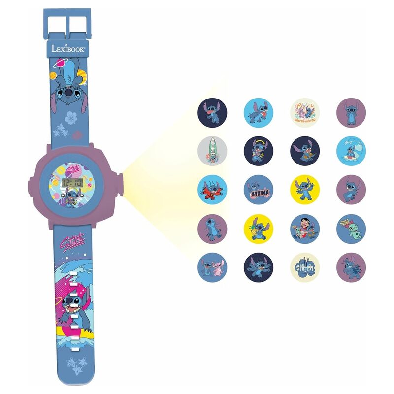 Imagen 1 de Reloj Proyector Digital Stitch Disney