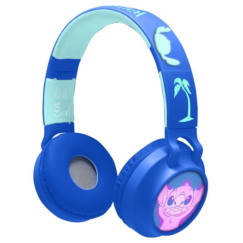 Imagen 2 de Auriculares Inalambricos Luminosos Bluetooth Stitch Disney