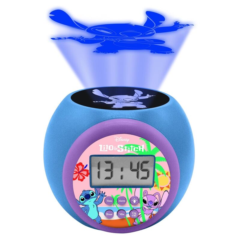 Imagen 2 de Reloj Alarma Proyector Stitch Disney