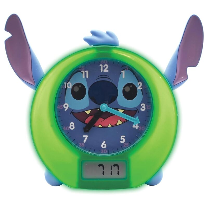 Imagen 2 de Reloj Educativo Cuentacuentos Y Luces Stitch Disney Ingles