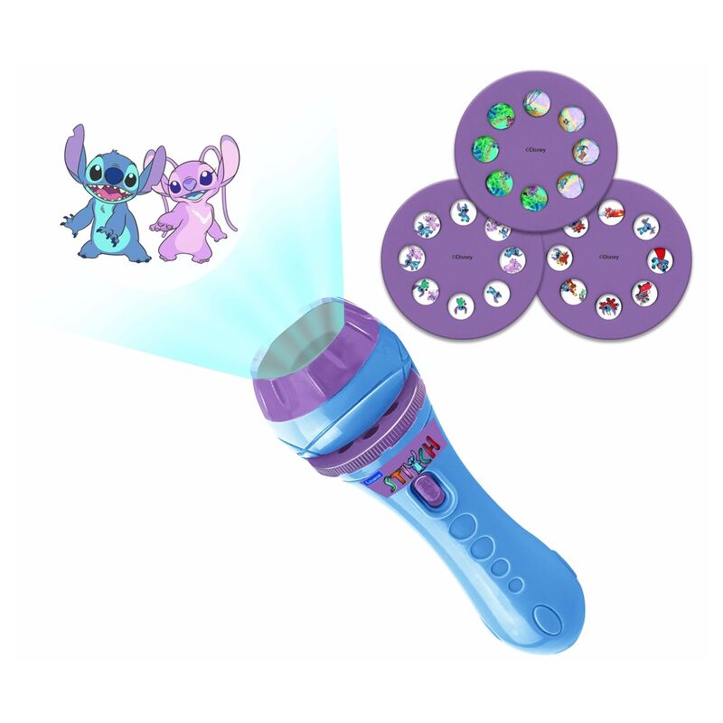 Imagen de Linterna Proyector Stitch Disney parte de nuestra colección en Espadas y más, sitio oficial.