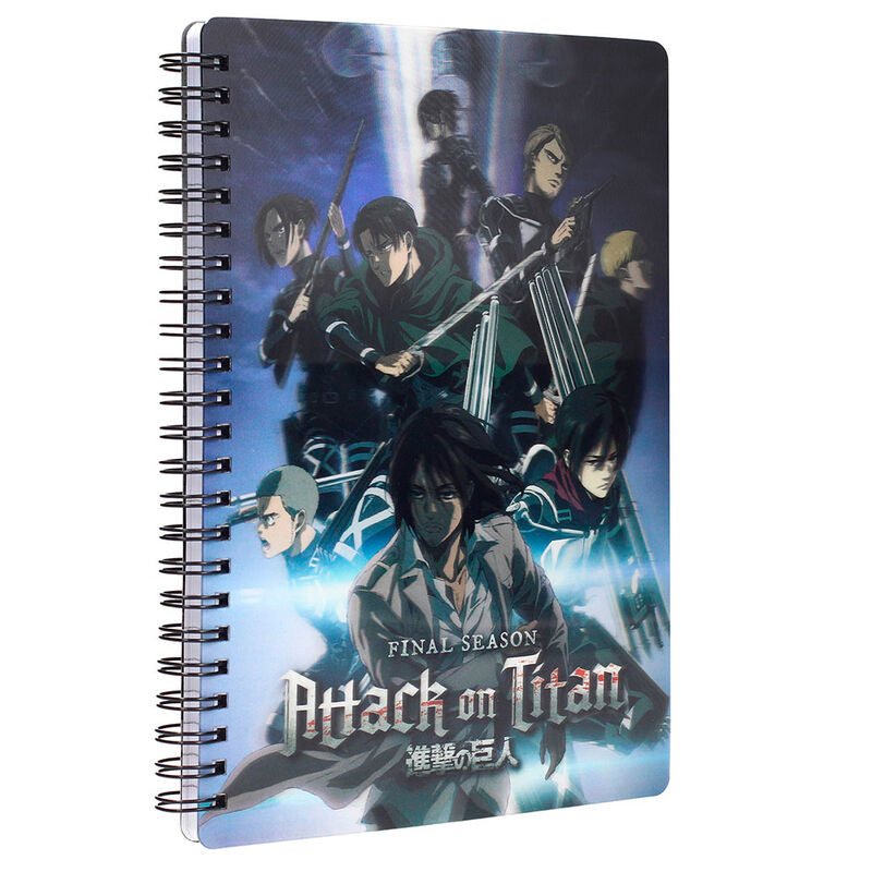 Imagen 1 - Cuaderno 3D Group Attack On Titans