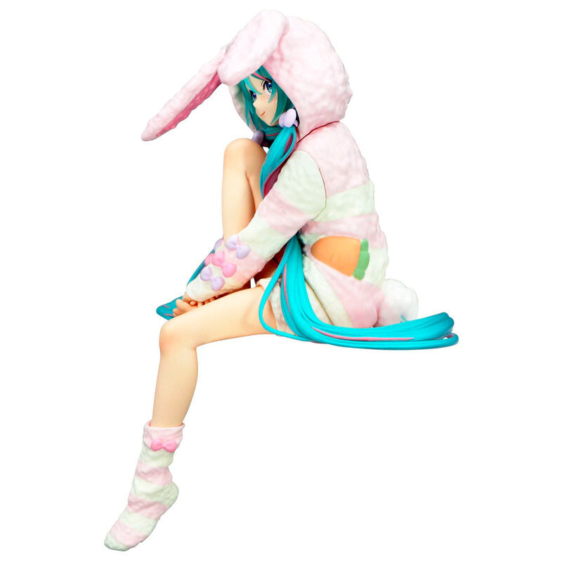 Imagen 2 - Figura Noodle Stopper Hatsune Miku Rabbit Ear Hood Pajama Hatsune Miku 14Cm