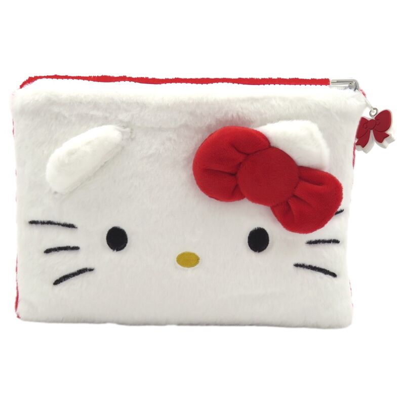 Imagen 1 de Neceser Peluche Reversible Kuromi Hello Kitty