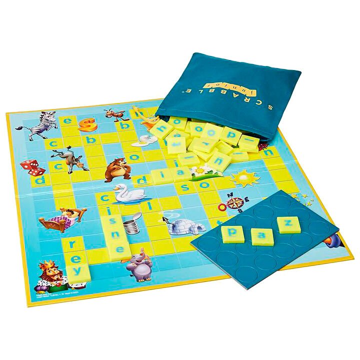 Imagen de Juego Mesa Scrabble Junior Español parte de nuestra colección en Espadas y más, sitio oficial.